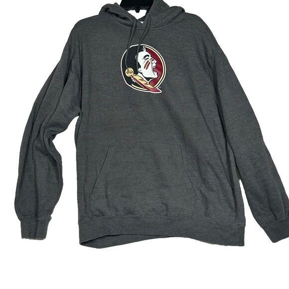 Section 101 Majestic Mens 2XL Gray Sweatshirt Florida State Seminoles NCAA Grey - Picture 1 of 13